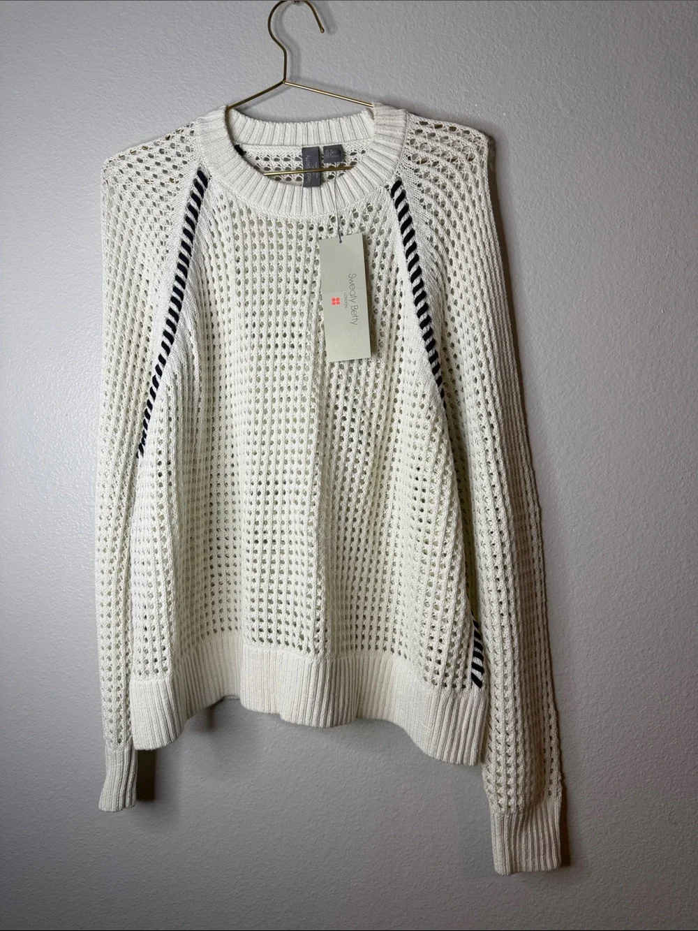 Sweaty Betty Tides High Whipstitch sweater nwts sz M - Picture 2 of 5